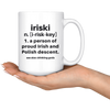 Iriski Definition Coffee Mug 11oz or 15oz