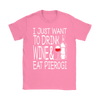 I Just Want to Drink Wine and Eat Pierogi Shirt - My Polish Heritage