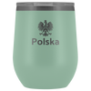 Polska with Eagle Wine Tumbler