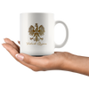 Gold Polish Queen with Eagle Coffee Mug