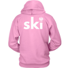 Ski with eagle Hoodie Back Design Only