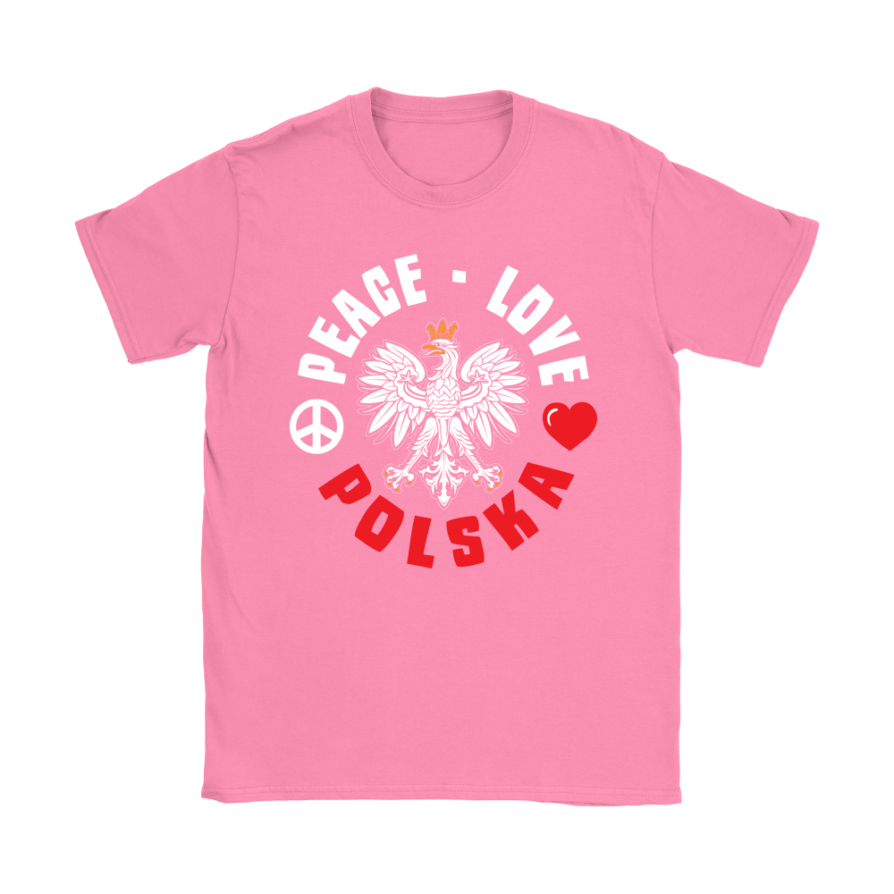 Peace Love Polska Shirt - My Polish Heritage