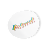 Poland Colorful Circle Decal Sticker