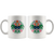 Polish Folk Art Rooster Circle Coffee Mug. 11oz and 15oz