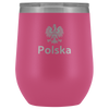 Polska with Eagle Wine Tumbler