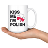 Polish - St. Patrick's Day White 15oz Mug - My Polish Heritage