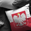 Polish Flag Pillow - My Polish Heritage