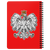 Polish Eagle Red Spiralbound Notebook