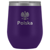 Polska with Eagle Wine Tumbler