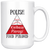 Polish Food Pyramid 15 oz white mug