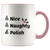Nice, Naughty, Polish Coffee Accent Mug. 11oz Christmas