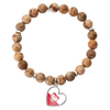 Polish Flag Beaded Bracelet - My Polish Heritage